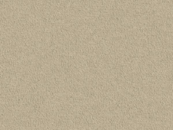 Modena 8E92 strand – rechteckige Draufsicht auf sandfarbenen Veloursboden als Meterware